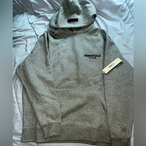 Essentials Gray Hoodie for Men